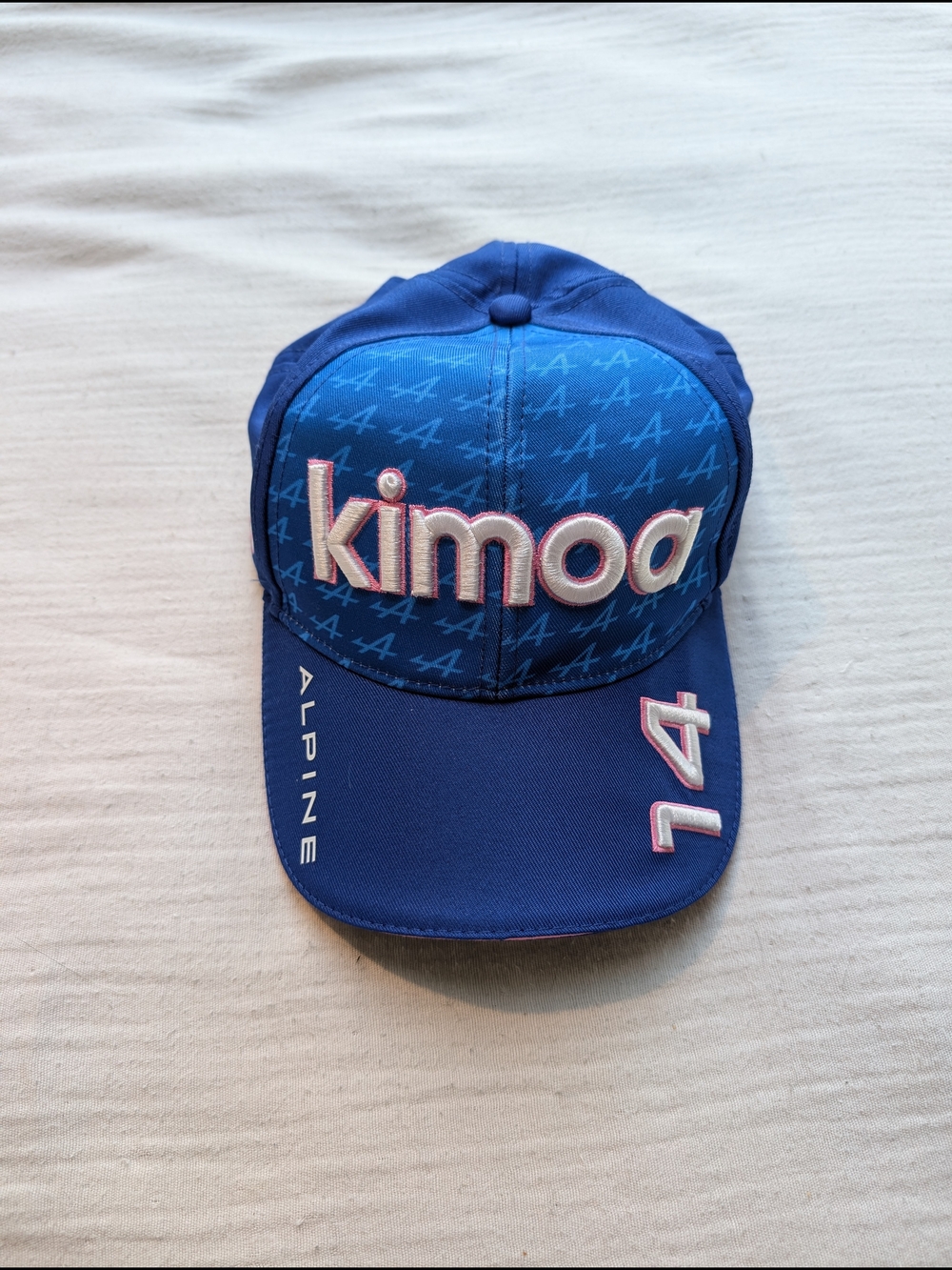 Alpine F1 Fernando Alonso 14 - Kimoa Blue Embroidered Hat